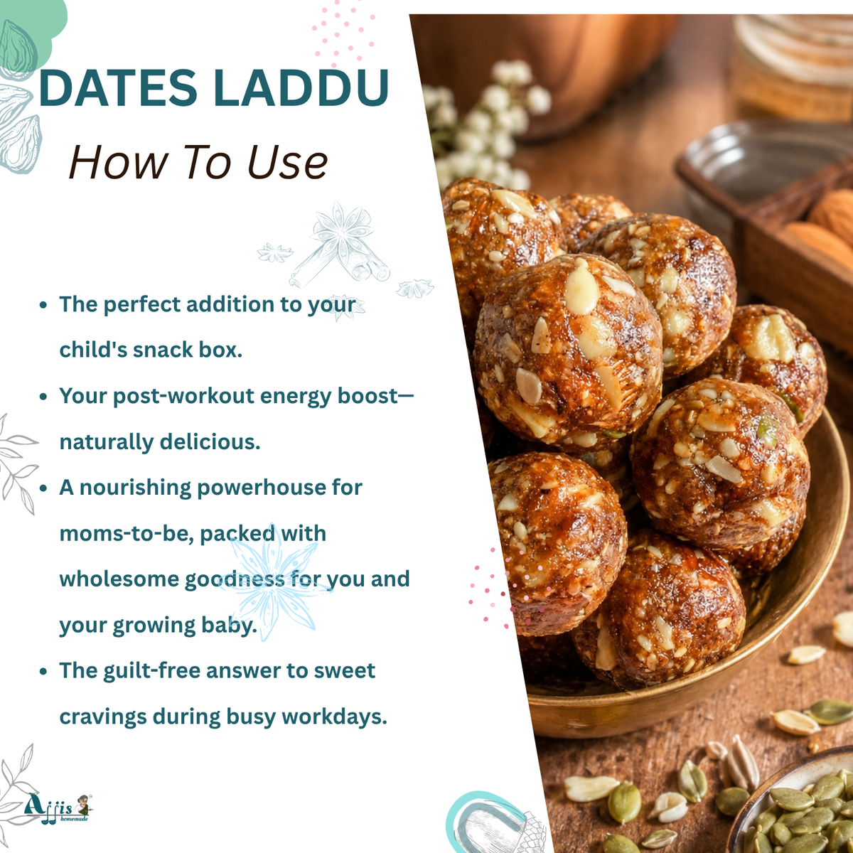 Dates Dryfruits Laddu