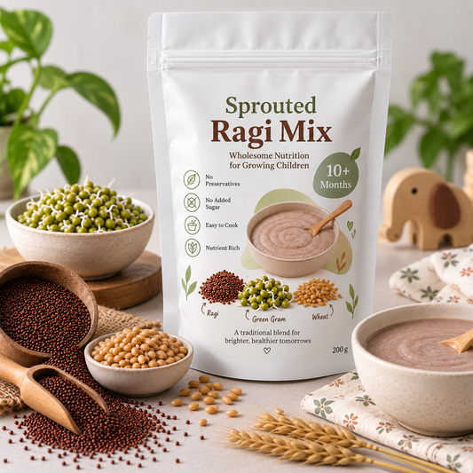 Sprouted Ragi Mix (10+ Months)