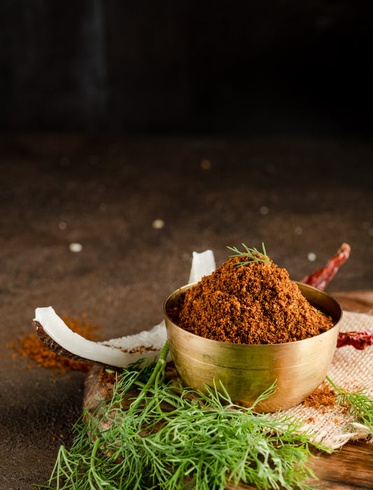 Preservative free, homemade dill leaves chutney podi 