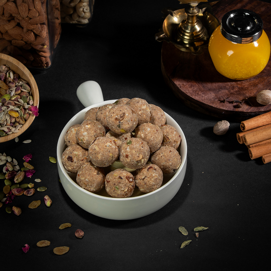 Preservative free, homemade, traditional, dryfruits laddu